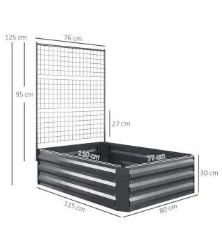 Jardinera con Celosía
