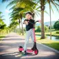Patinete Eléctrico Plegable de +6 Años Motor 120 W Autonomía 6 KM MAX 10 KM/H Ruedas de 5" - 5,5" Altura Ajustable Rosa