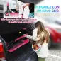 Patinete Eléctrico Plegable de +6 Años Motor 120 W Autonomía 6 KM MAX 10 KM/H Ruedas de 5" - 5,5" Altura Ajustable Rosa Patinete Eléctrico Plegable de +6 Años Motor 120 W Autonomía 6 KM MAX 10 KM/H Ruedas de 5" - 5,5" Altura Ajustable Rosa