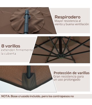Sombrilla Excéntrica