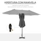 Sombrilla Doble Sombrilla Doble