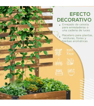 Jardinera con Celosía