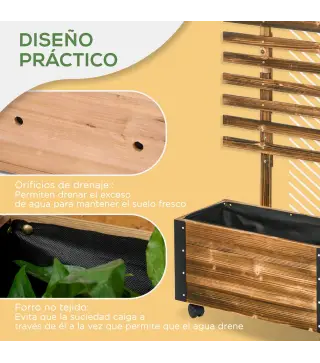 Jardinera con Celosía