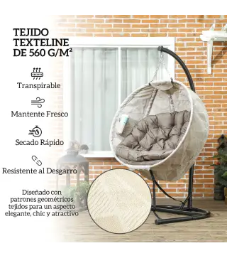 Silla Colgante Huevo
