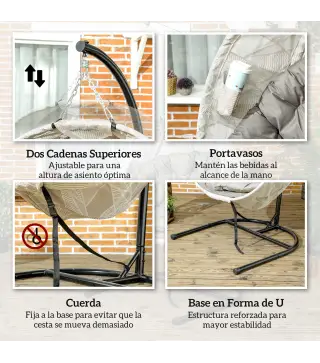 Silla Colgante Huevo