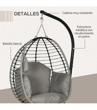 Silla Colgante Huevo