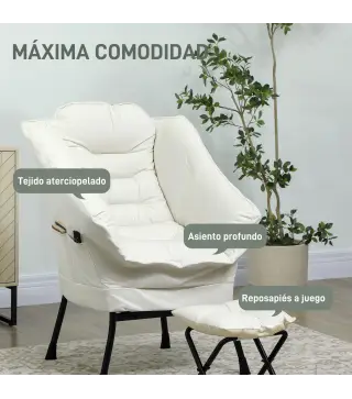 Sillón con Otomana