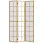 Biombo Plegable de 3 Paneles Separador de Ambientes para Sala de Estar Dormitorio y Oficina 120x170 cm Madera y Blanco