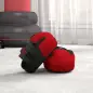 Manopla de Boxeo Paos Muay Thai MMA Curvadas para Entrenamiento Karate Taekwondo Kickboxing Training Rojo