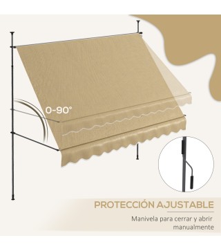 Toldo Manual Retráctil
