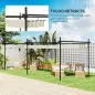 Pérgola con Techo Retráctil 6x3 m Cenador con Tela de Poliéster Anti-UV Resistente al Agua Crema