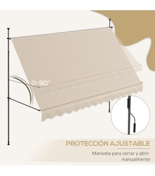 Toldo Manual Retráctil