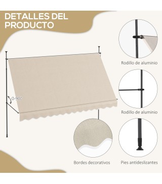 Toldo Manual Retráctil