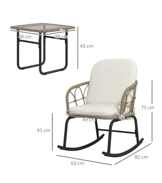 Conjunto de Mecedoras