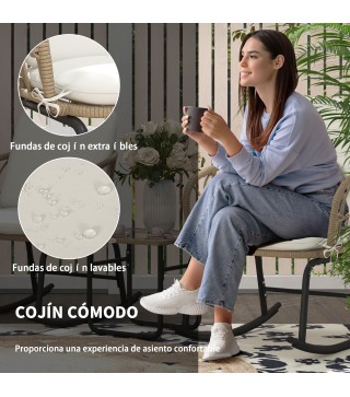 Conjunto de Mecedoras