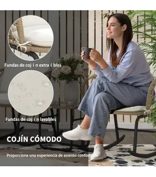 Conjunto de Mecedoras