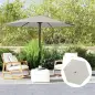 Toldo de Recambio de Sombrilla de 3 m Toldo de Repuesto para Sombrilla con Ventilación Superior Protección UV 30+ Crema Toldo de Recambio de Sombrilla de 3 m Toldo de Repuesto para Sombrilla con Ventilación Superior Protección UV 30+ Crema