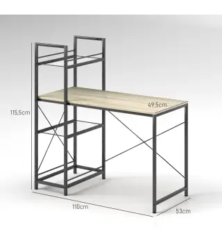 Escritorio con Estantería