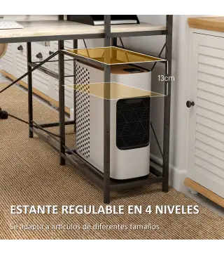 Escritorio con Estantería