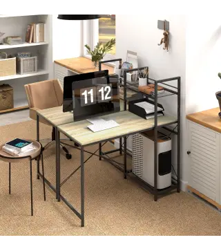 Escritorio con Estantería