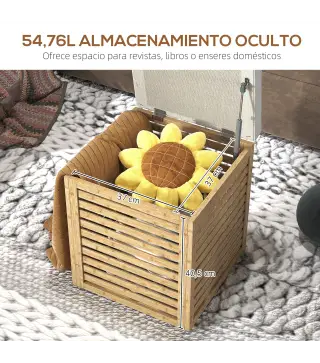 Taburete con Almacenaje