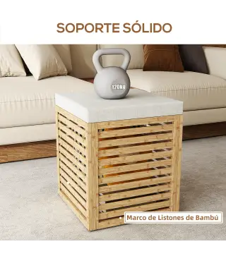 Taburete con Almacenaje