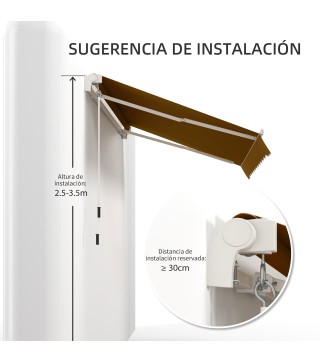 Toldo Manual Retráctil