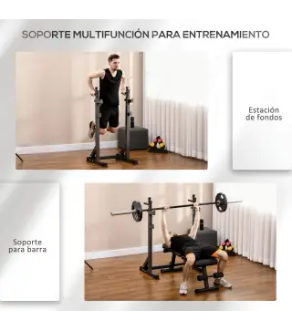 Soporte Barras Pesas