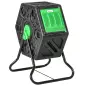 Compostador Giratorio 65L con Sistema de Ventilación y Base de Acero para Compostaje de Residuos Orgánicos 60x49x77 cm