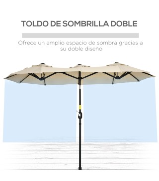 Sombrilla Doble