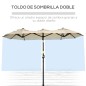 Sombrilla Doble Sombrilla Doble