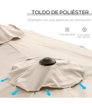Sombrilla Doble