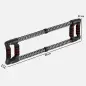 Expansor de Pecho con Resistencia Ajustable de 10-50 kg para Desarrollo Muscular de Brazos 80x22x5 cm Negro