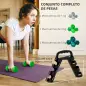Juego de Mancuernas 2 x1kg 2 x3kg 2 x5kg con Soporte de Almacenamiento para Ejercicio Entrenamiento Multicolor
