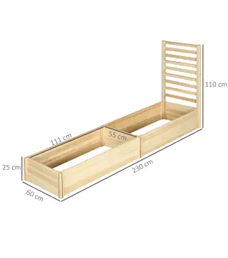 Jardinera con Celosía