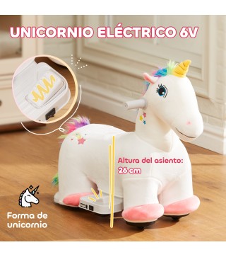 Unicornio Eléctrico Infantil