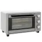 Horno Sobremesa de 21L 1400W Mini Horno Eléctrico Temporizador hasta 60min y Temperatura Regulable hasta 230℃ Plateado