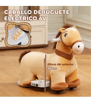 Caballo eléctrico infantil