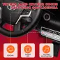 Coche Eléctrico para Niños de +3 Años Toyota LAND CRUISER con Batería 12V Mando a Distancia y Música MP3 Rojo