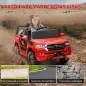 Coche Eléctrico para Niños de +3 Años Toyota LAND CRUISER con Batería 12V Mando a Distancia y Música MP3 Rojo