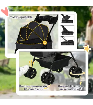Cochecito para Perros