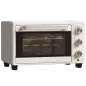 Horno Sobremesa de 21L 1400W Mini Horno Eléctrico Temporizador hasta 60min y Temperatura Regulable hasta 230℃ Crema