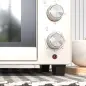 Horno Sobremesa de 21L 1400W Mini Horno Eléctrico Temporizador hasta 60min y Temperatura Regulable hasta 230℃ Crema
