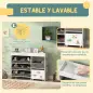 Organizador Infantil con 11 Cestas Extraíbles Compartimentos y Láminas de Pegatinas 105x30x80 cm Blanco Organizador Infantil con 11 Cestas Extraíbles Compartimentos y Láminas de Pegatinas 105x30x80 cm Blanco