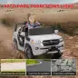 Coche Eléctrico para Niños de +3 Años Toyota LAND CRUISER con Batería 12V Mando a Distancia y Música MP3 Gris
