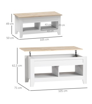 Mesa Centro Elevable
