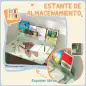 Mesa Infantil con Silla y Estante para Libros Escritorio para Niños de +3 Años para Sala de Juegos Verde
