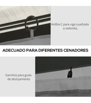 Laterales para Carpa