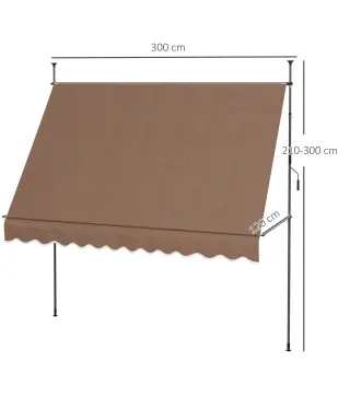 Toldo Manual Retráctil