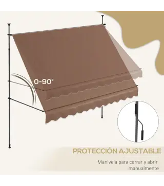 Toldo Manual Retráctil